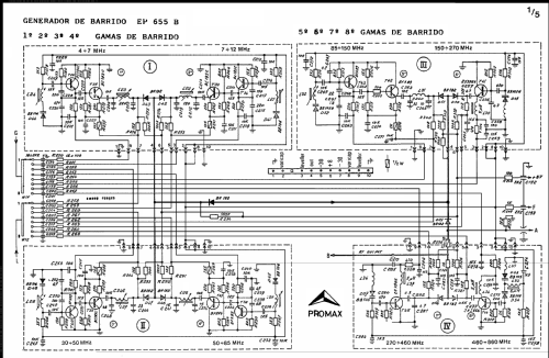 Generador de Barrido EP-655-B; Promax; Barcelona (ID = 2394873) Equipment
