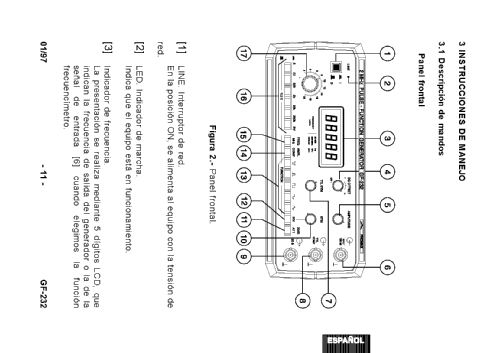 Generador de Funciones GF-232; Promax; Barcelona (ID = 1358392) Equipment