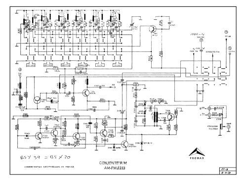 Generador RF AM/FM-213; Promax; Barcelona (ID = 1347346) Equipment