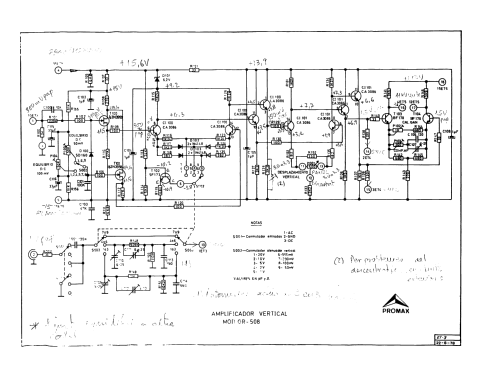 Osciloscopio OR-508; Promax; Barcelona (ID = 1350043) Equipment