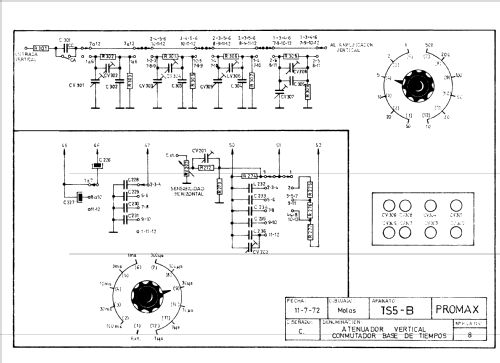 Osciloscopio TS-5/B; Promax; Barcelona (ID = 759160) Equipment