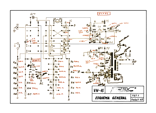 Voltímetro Electrónico VN-15; Promax; Barcelona (ID = 2270898) Equipment