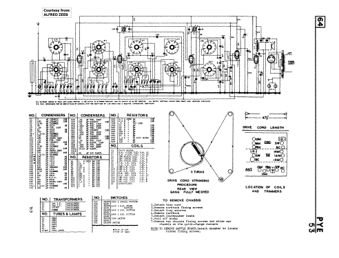 53-D ; PYE Canada, Ontario (ID = 516294) Radio