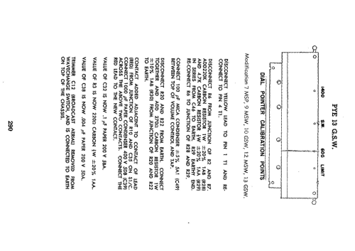 13 G.S.W.; Pye Electronics Pty (ID = 2645397) Radio