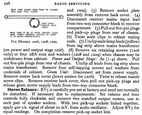 1206; Pye Ltd., Radio (ID = 776634) Radio