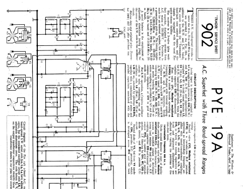 19A; Pye Ltd., Radio (ID = 2275935) Radio