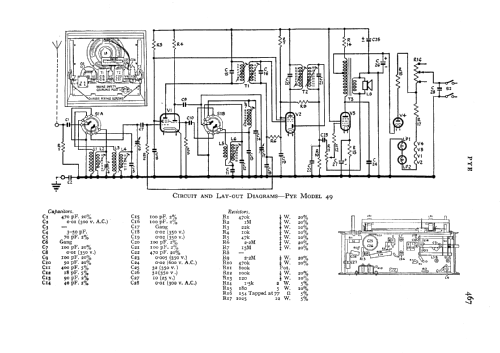 49C; Pye Ltd., Radio (ID = 546168) Radio