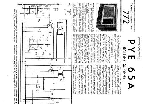 65A; Pye Ltd., Radio (ID = 1983250) Radio