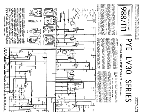 BV30; Pye Ltd., Radio (ID = 2279233) Television