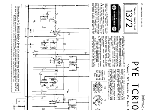 Pyeway TCR1000; Pye Ltd., Radio (ID = 2318322) Car Radio