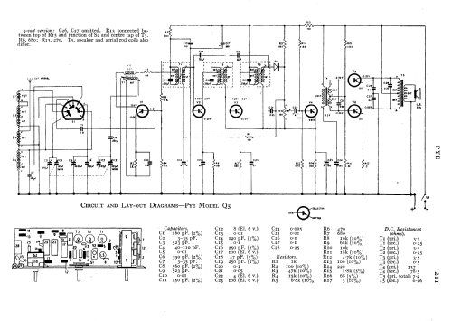 Q5; Pye Ltd., Radio (ID = 585540) Radio