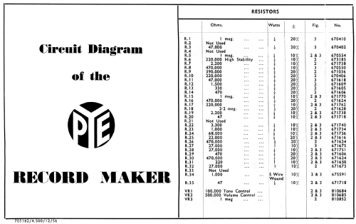 Record Maker ; Pye Ltd., Radio (ID = 2095566) R-Player