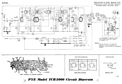 Hybrid Car Radio TCR2000; Pye N.Z. Ltd.; Waihi (ID = 3137844) Car Radio