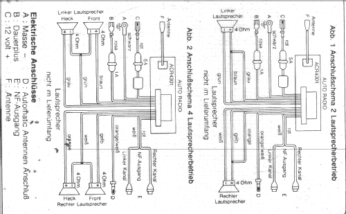 Autoradio mit Cassettenspieler ACR 4301; QUELLE GmbH (ID = 1570537) Autoradio