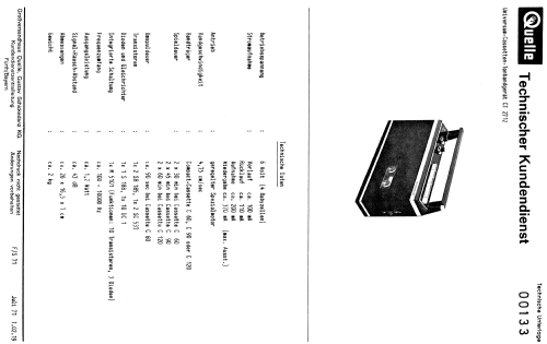 CT2712; QUELLE GmbH (ID = 906767) Enrég.-R