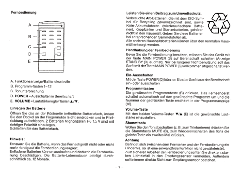 FK1006 CTV-1477SG; QUELLE GmbH (ID = 1174446) Television