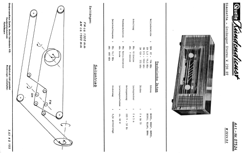 Simonetta W298ST MW298ST Art. Nr. 07524 Ch= MW3224G1; QUELLE GmbH (ID = 619882) Radio