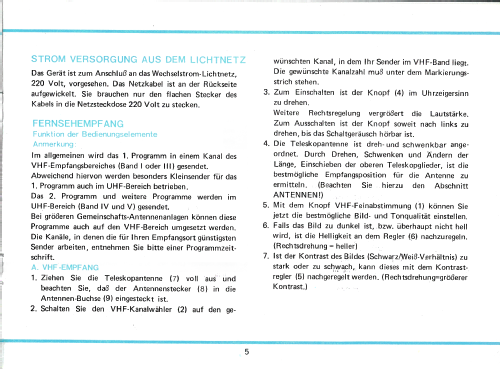 Universum - 31cm-Fernseh-Portable SK3235A - 025-9184; QUELLE GmbH (ID = 2605858) Television