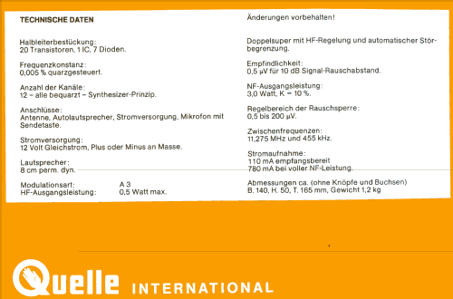 Universum ASG1571; QUELLE GmbH (ID = 1663466) Citizen