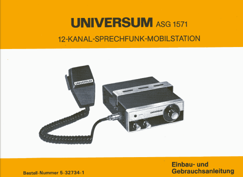 Universum ASG1571; QUELLE GmbH (ID = 1663473) Citizen