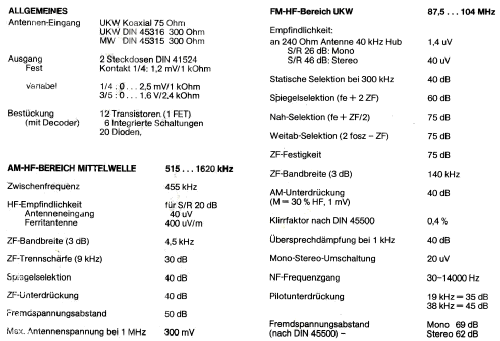 Universum Dynamic's System HiFi 2500 T3296 ; QUELLE GmbH (ID = 2829585) Radio