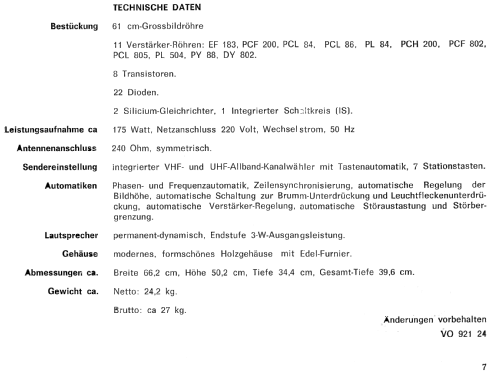 Universum Electronic Fernseh-Tischgerät ST 4221; QUELLE GmbH (ID = 1621356) Television