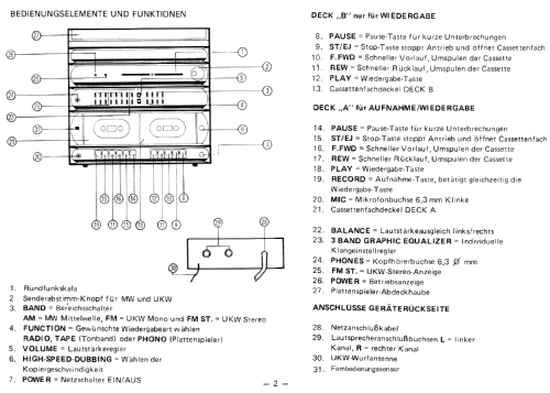 Universum Midi HI-FI VTCF 1006 ; QUELLE GmbH (ID = 2401866) Radio