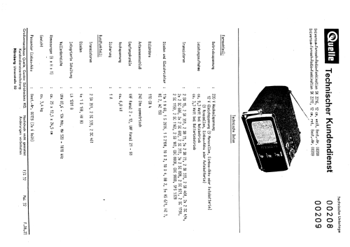 Universum SK2216; QUELLE GmbH (ID = 349691) TV-Radio