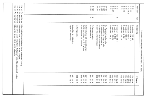 Universum SK-2605 Bestell Nr. 05052; QUELLE GmbH (ID = 854540) Television