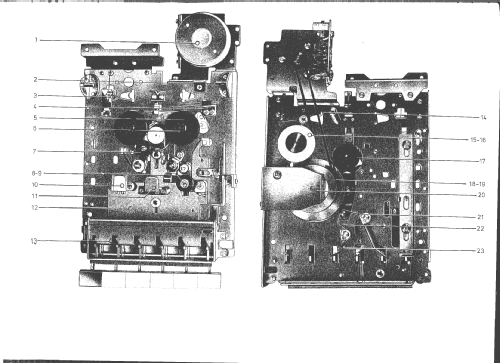 Universum Tonband-Radio-Kombination CTR-2322 & CTR2334; QUELLE GmbH (ID = 1324398) Radio