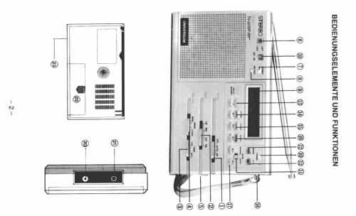 Universum TR 3044 St; QUELLE GmbH (ID = 511852) Radio