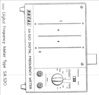 Digital Frequency Meter SA-520; Racal Engineering / (ID = 1011350) Ausrüstung