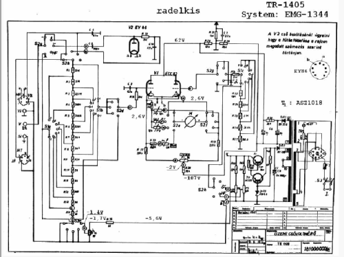 Voltage Resistance Meter HT & HF 1344 / TR-1405; Radelkis Ktsz.; (ID = 1810654) Equipment