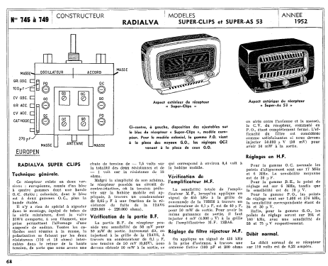 Super-As 53; Radialva, Véchambre (ID = 307775) Radio