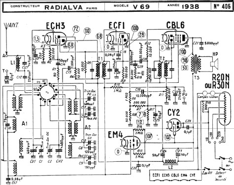 V69; Radialva, Véchambre (ID = 219454) Radio