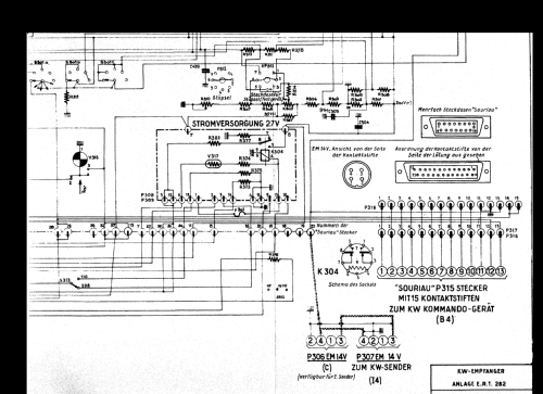 Émitteur-Récepteur / KW-Funkgerät ERT282; MILITARY France, (ID = 1287832) Mil TRX