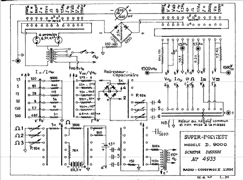 Super-Polytest D9000; Radio-Contrôle; Lyon (ID = 984427) Equipment