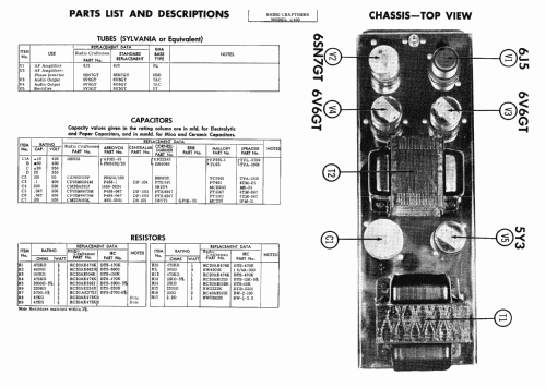 C400 10 Watt Audio Amplifier; Radio Craftsmen Inc. (ID = 474129) Ampl/Mixer