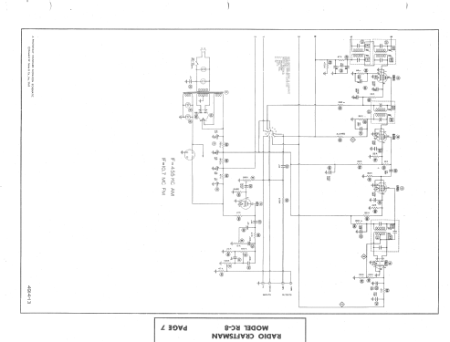 RC-8 FM-AM Tuner; Radio Craftsmen Inc. (ID = 1333364) Radio