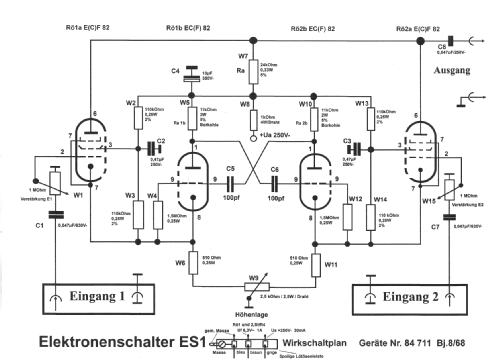 Elektronischer Schalter ES 1; Radio-Fernsehen- (ID = 2020027) teaching