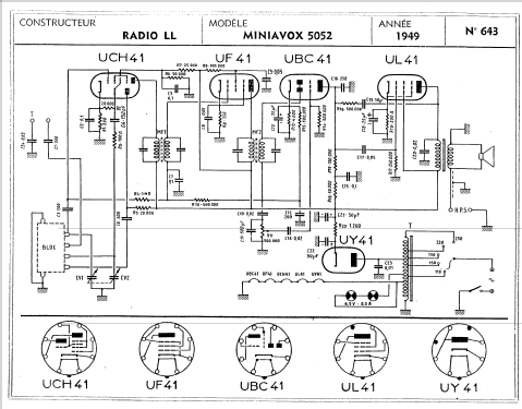 Miniavox 5052; Radio L.L. Lucien (ID = 1204730) Radio