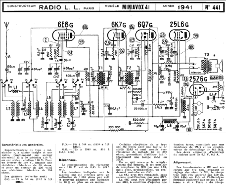 Miniavox 41; Radio L.L. Lucien (ID = 1448249) Radio