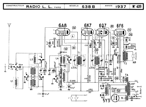 Synchrovox 538B Ch= 3857; Radio L.L. Lucien (ID = 2499682) Radio
