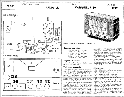 Vainqueur 50; Radio L.L. Lucien (ID = 1204727) Radio