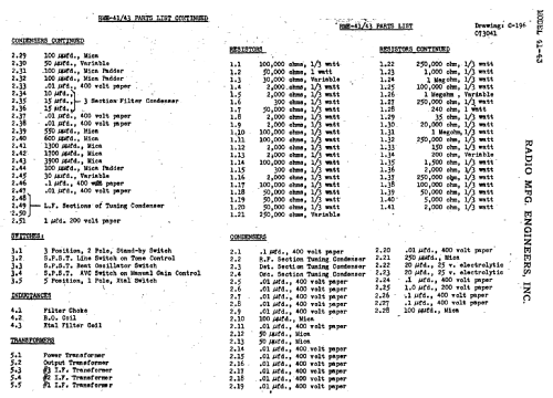 RME-43; Radio Mfg. Engineers (ID = 771188) Amateur-R