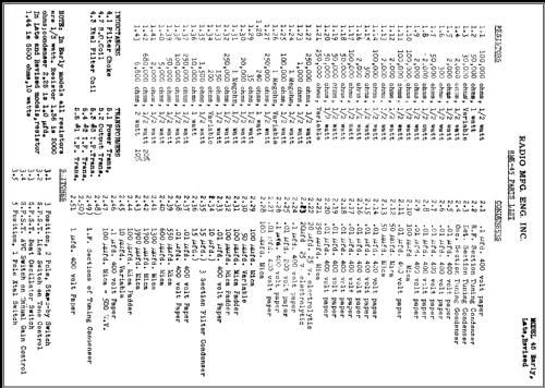 RME 45 RME-45; Radio Mfg. Engineers (ID = 479573) Amateur-R