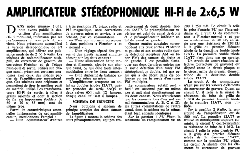 Amplificateur stéréophonique Ampli Stéréo 63; Radio-Prim; Paris (ID = 2742004) Ampl/Mixer