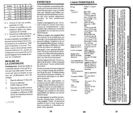 Micronta Autoranging Multimeter 22-165; Radio Shack Tandy, (ID = 1026669) Ausrüstung