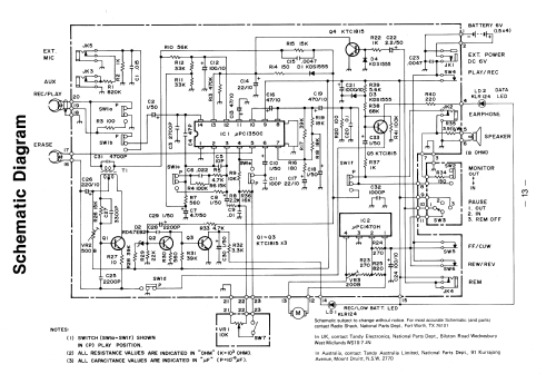 Computer Cassette Recorder TRS-80 CCR-82 Model 26-1209; Radio Shack Tandy, (ID = 2044648) Computer & SPmodules