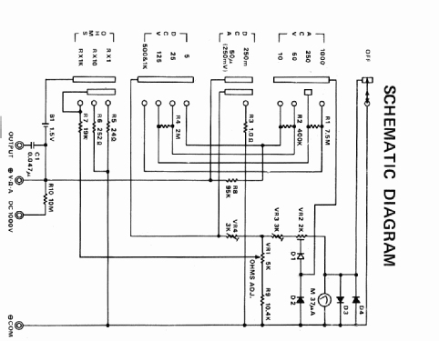 Micronta Multitester 22-201; Radio Shack Tandy, (ID = 1996167) Equipment